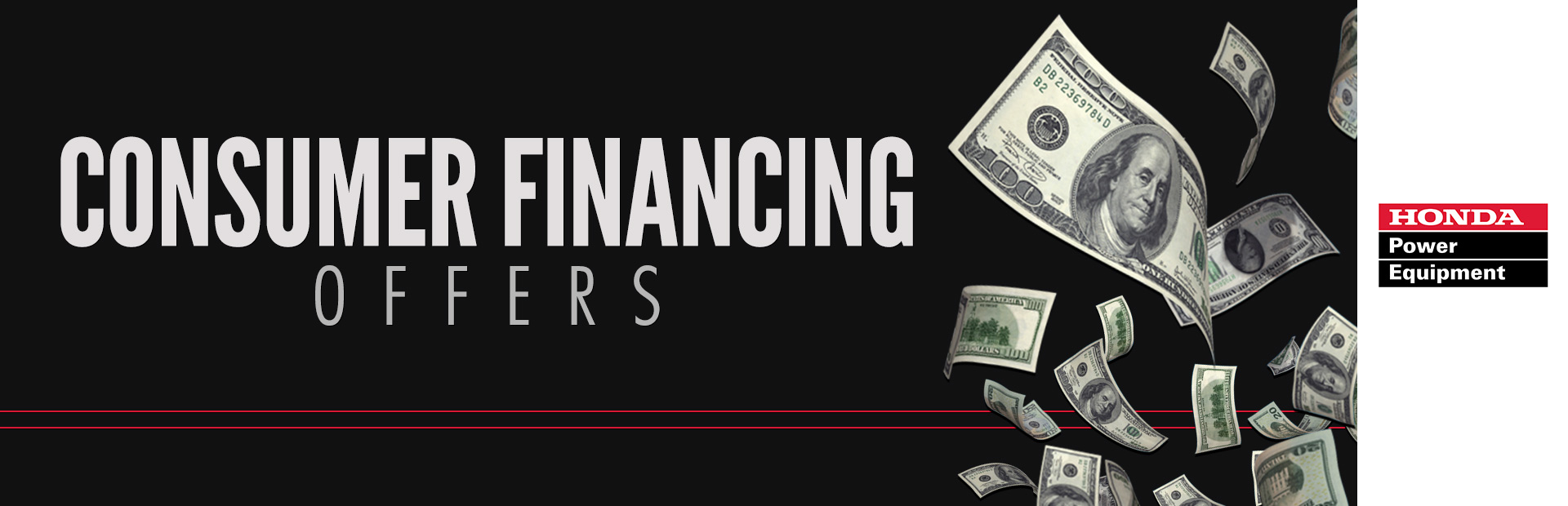Honda Power Equipment: Consumer Financing Offers